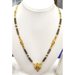 22KT Gold Fancy Long Mangalsutra RJ-M008