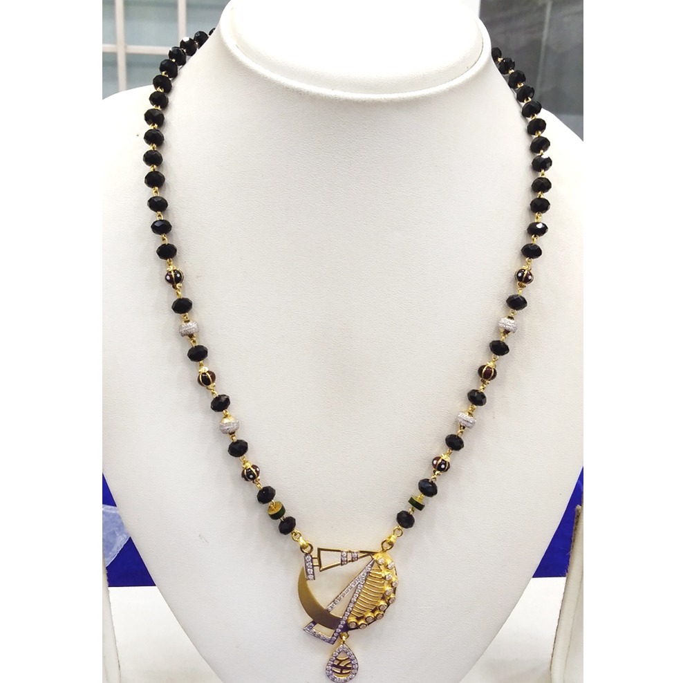 916 Gold Antique Mangalsutra RJ-M007