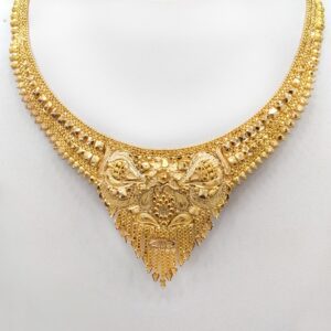 22KT Gold Traditional Necklace RJ-N010