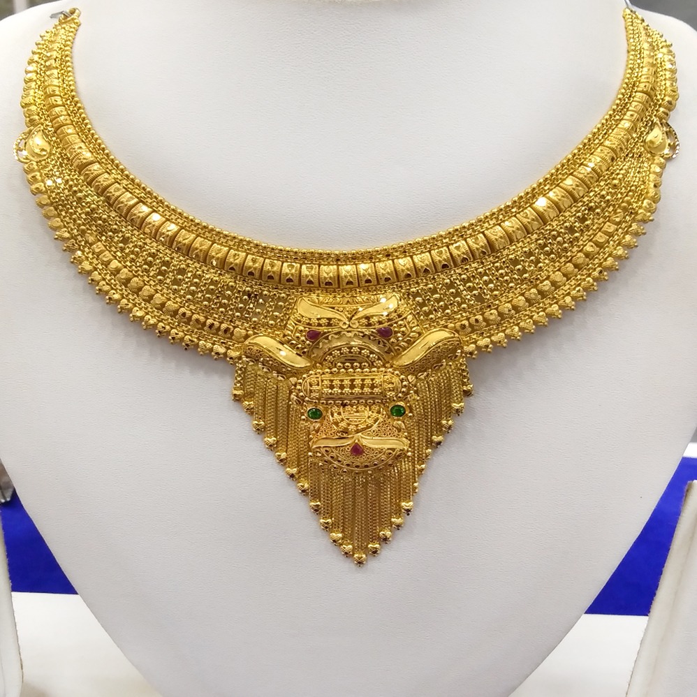 916 Yellow Gold Classic Necklace RJ-N005