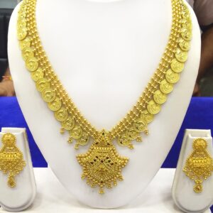 916 Gold Designer Coin Necklace Set RJ-N004