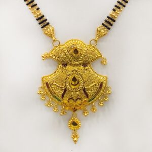 22Kt Gold Stylish Mangalsutra Set RJ-M005