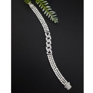 Iconic Import: Hardik Pandya Sterling Silver Men's Bracelet
