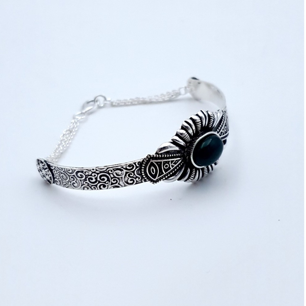 925 sterling silver fine bracelet - Image 2