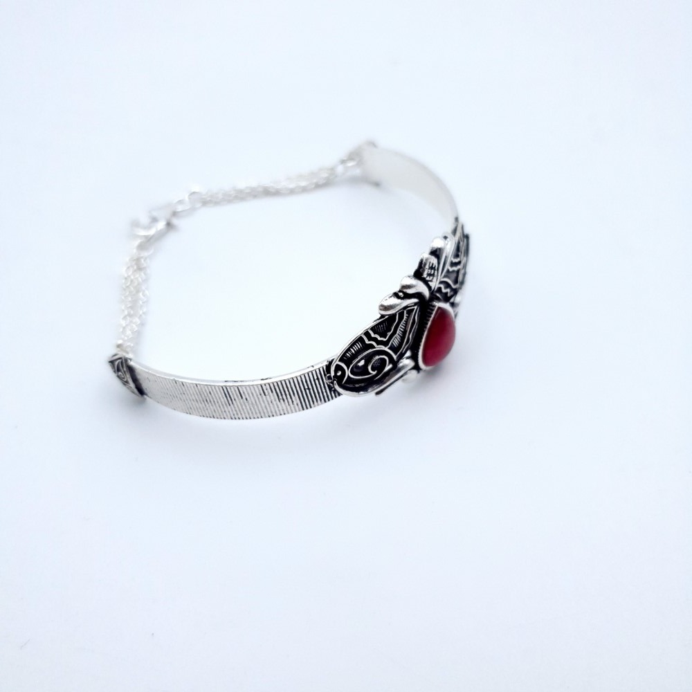 925 sterling silver light weight bracelet - Image 2