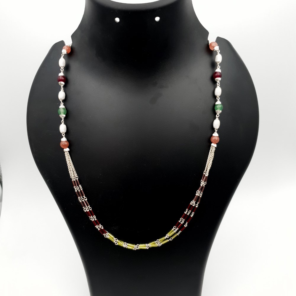 925 Sterling Silver Fine Mala Set
