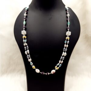 925 sterling silver fancy mala set