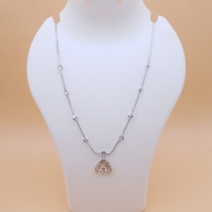 925 Sterling Silver Plain Pendant Chain