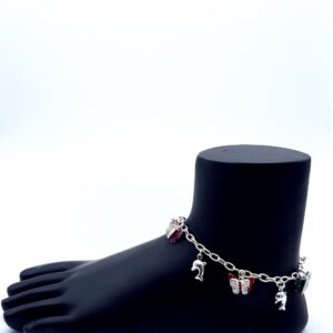 925 Sterling Silver Anniversary Anklets