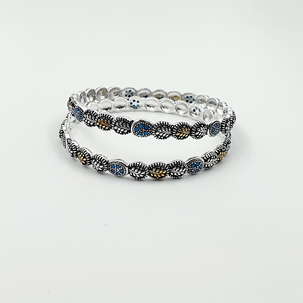 92.5 STERLING SILVER BANGLE SL B025 - Image 2