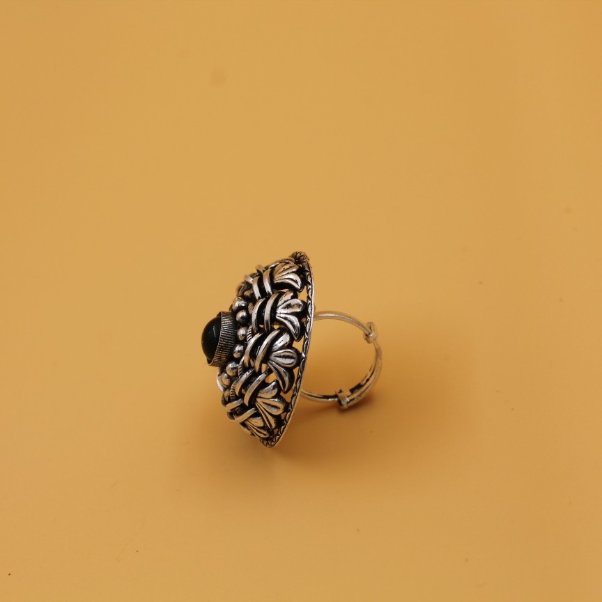 92.5 ANTIQUE SILVER RING SL R037 - Image 3