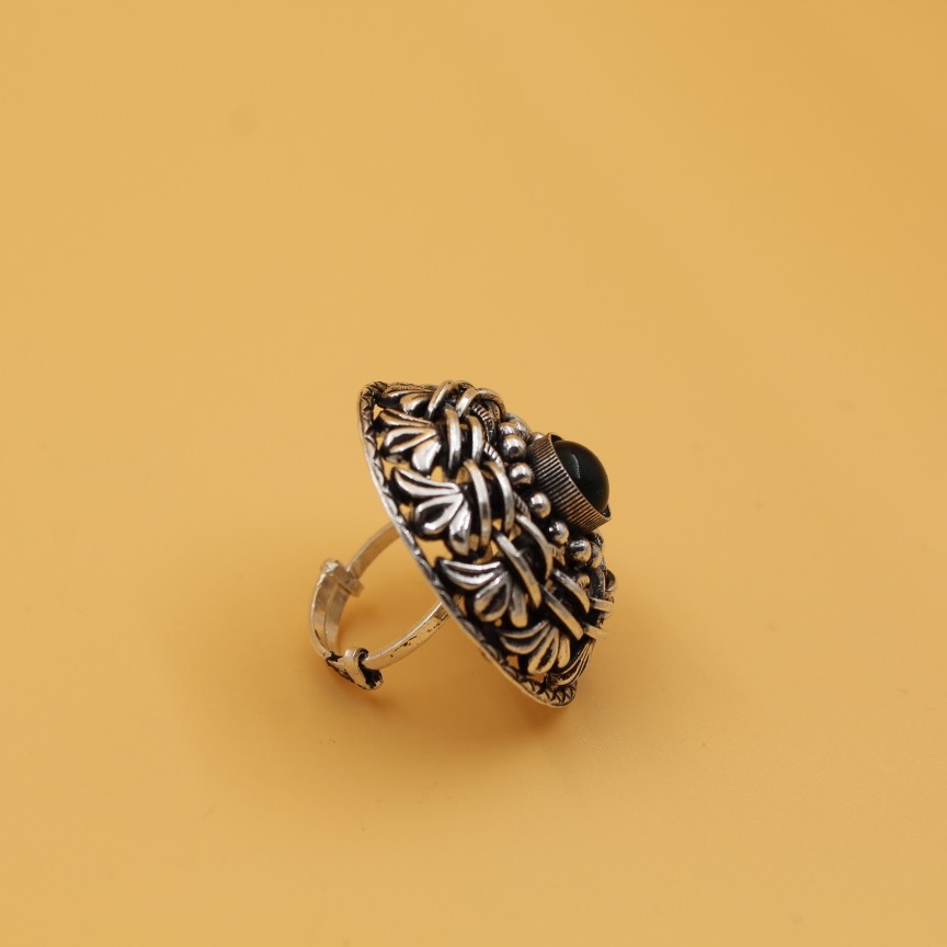 92.5 ANTIQUE SILVER RING SL R037 - Image 2