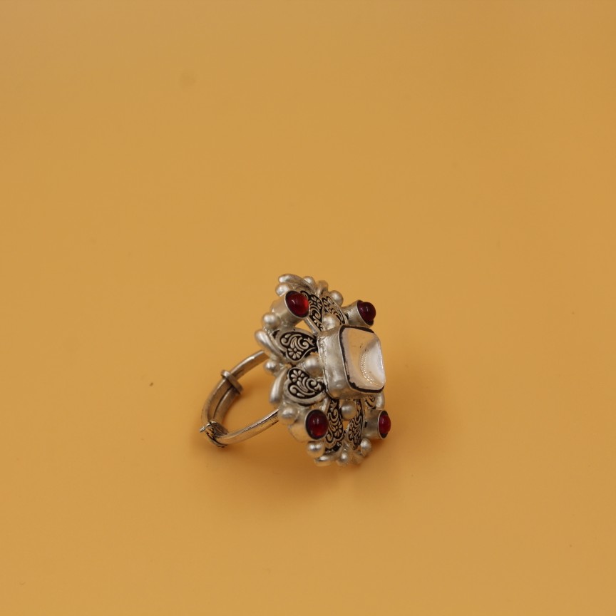 92.5 ANTIQUE SILVER RING SL R032 - Image 3
