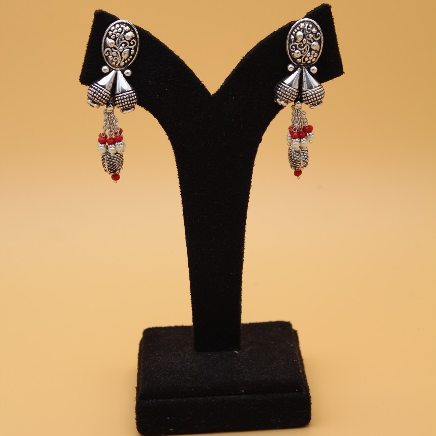 92.5 silver earrings antique sl e004