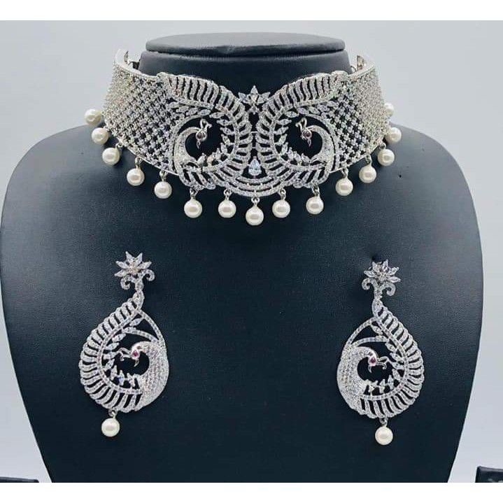 925 Silver Necklace Set Sl_01