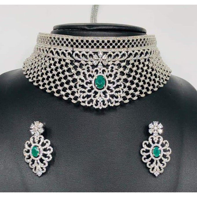 92.5 silver Chokar Set