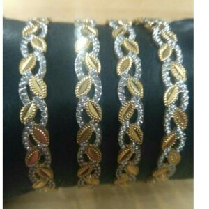 22K / 916 Yellow Gold CNC Fancy Ladies Bangle