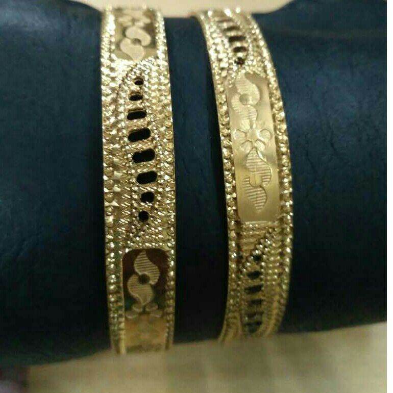 22K / 916 Gold Yellow Ladies CNC Bangle