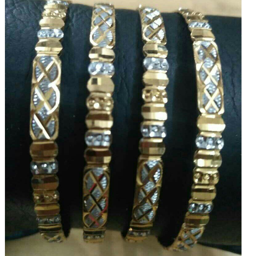 22K/916 Gold CNC Fancy Ladies Bangle
