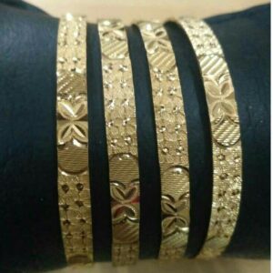 22kt Gold CNC Fancy Ladies Bangle