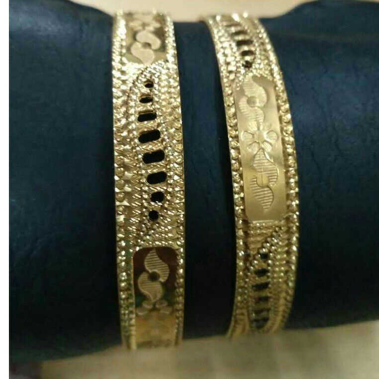 916 Gold CNC Ladies Charming Bangle
