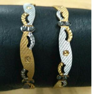 916 Traditional Gold CNC Ladies Bangle