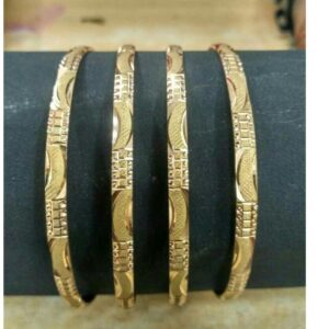 22K/916 Gold CNC Fancy Ladies Bangle