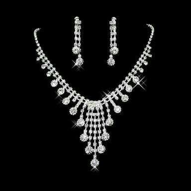 Silver Necklace Set