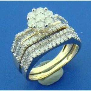 Twin Rings With Diamonds