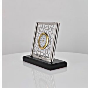 Silver Table Clock