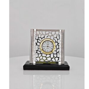 Silver Table Clock