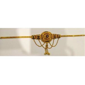 916 Gold Hallmarked Bajuband Locket