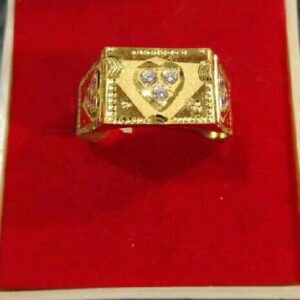 18Kt Gold Classic Gents Ring