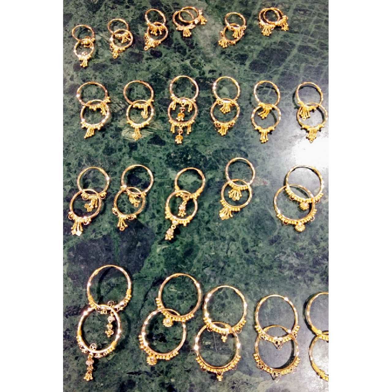 Gold Modern Bali For Ladies