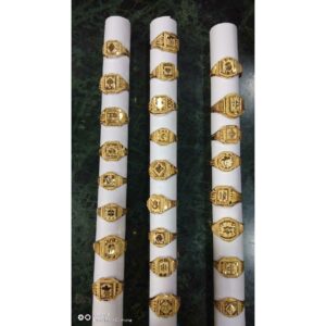 916 Gold Royal Gents Ring