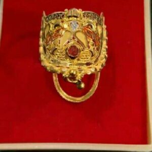 18Kt Gold Designer Ghoda Ring