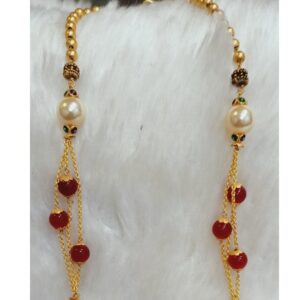 22 KT ANTIQUE GOLD MERCURY MALA
