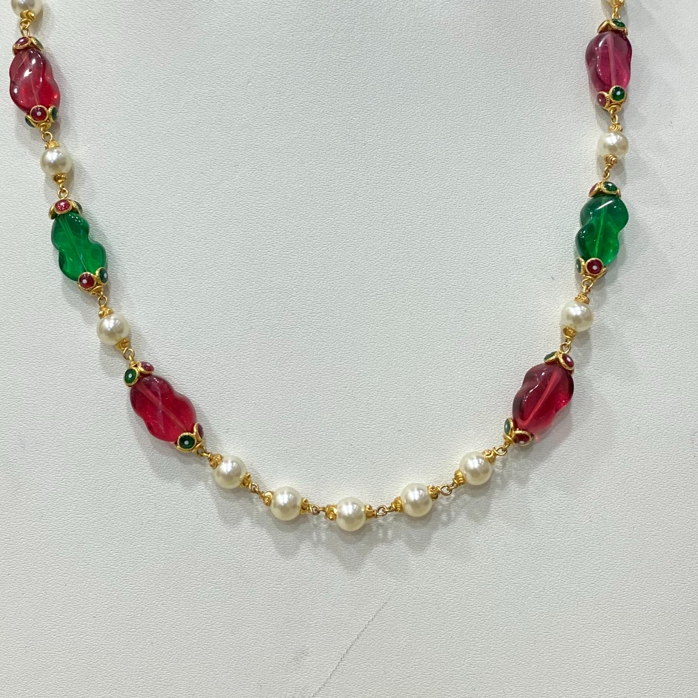 22 KT FANCY MOTI MALA - Image 2
