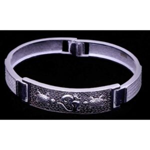 Silver Fancy OM Design Bracelet