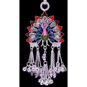 Silver Fancy Peacock Design Juda