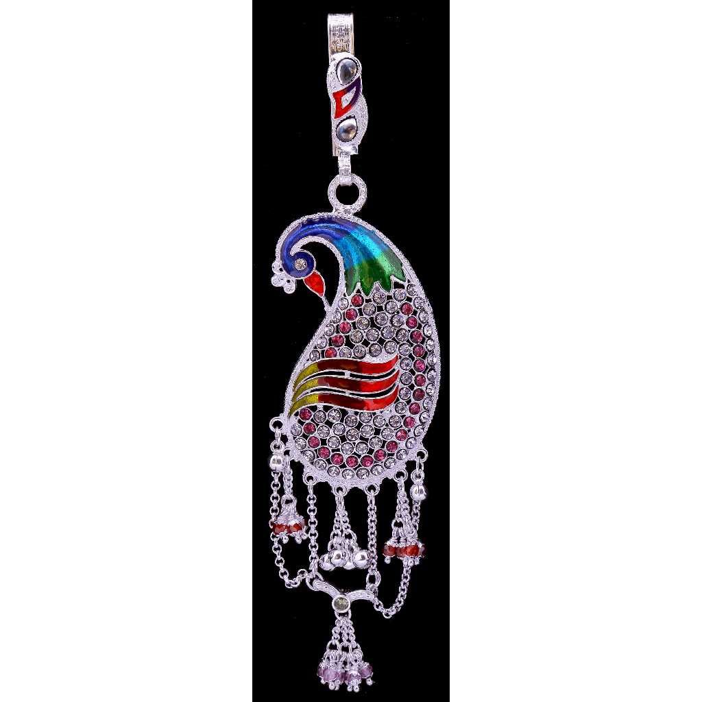 Attractive Silver  Peacock Design Juda