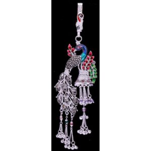 Peacock Design Fancy Silver Kamarband