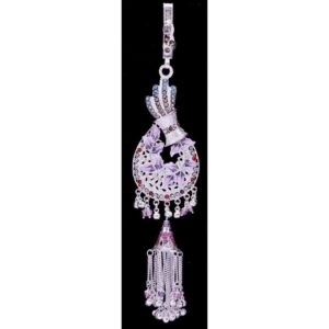 925 Silver Jhumka Style Ladies Waist Key Chain
