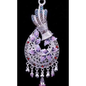 Jhumka Style Silver Ladies Juda