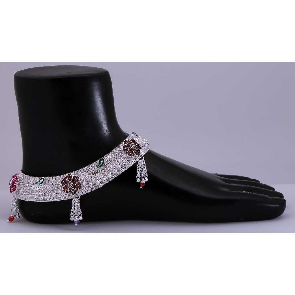 Attractive Silver Bridal Anklet