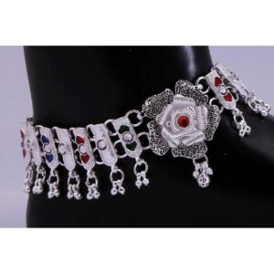 Multi Color Silver Fancy Ladies Payal