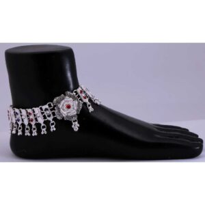 Multi Color Silver Fancy Ladies Payal