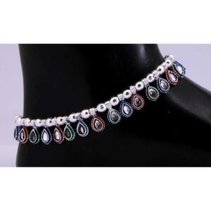 Classic Silver Fancy Ladies payal