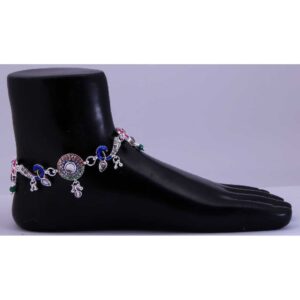 Ethnic  Silver Fancy Payal