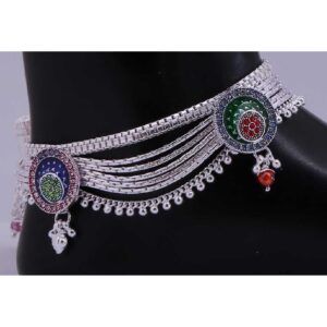 Indian Traditional Silver Ladies Payal